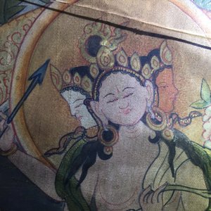Un lot de trois thangkas, Tibet ou Népal, 19/20ème — photo 12