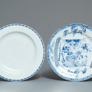 Un lot varié en porcelaine de Chine bleu et blanc, famille verte et Swatow, 16/18ème — photo 4