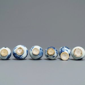 Un lot varié en porcelaine de Chine bleu et blanc, Kangxi — photo 10