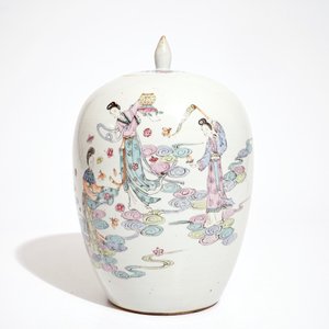 Un lot varié en porcelaine de Chine famille rose et monochrome, 19/20ème — photo 10