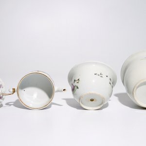Un lot varié en porcelaine de Chine qianjiang cai, 19/20ème — photo 9