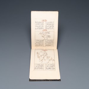 Un manuscrit astrologique arabe concernant le positionnement d'étoiles par rapport à la poésie, début du 20ème — photo 5