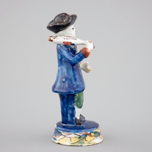 Un marchand de possoins en faïence polychrome de Delft, 18ème — photo 4