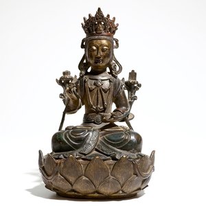 Un modèle de Bodhisattva en bronze, avec date et inscription, Ming — photo 1