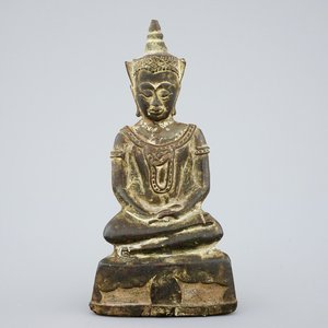 Un modèle de Bouddha en bronze, Ayutthaya, Thaïlande, 17/18ème — photo 1