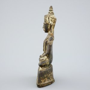 Un modèle de Bouddha en bronze, Ayutthaya, Thaïlande, 17/18ème — photo 2