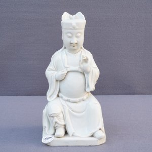 Un modèle de Guandi en porcelaine blanc de Chine, 18/19ème — photo 8