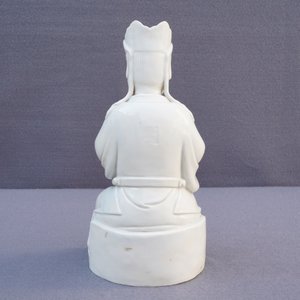 Un modèle de Guandi en porcelaine blanc de Chine, 18/19ème — photo 9