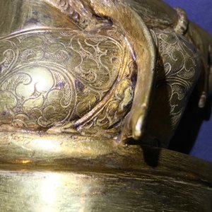 Un modèle de Jambhala en bronze doré, Sino-Tibet, 19/20ème — photo 10