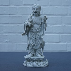 Un modèle de Liu Hai et le crapaud en blanc de Chine de Dehua, marque de Xie Bamboo, début du 19ème — photo 18