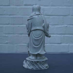 Un modèle de Liu Hai et le crapaud en blanc de Chine de Dehua, marque de Xie Bamboo, début du 19ème — photo 19