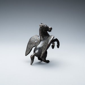 Un modèle de Pégase en bronze patiné noir, Italie, 16ème — photo 1
