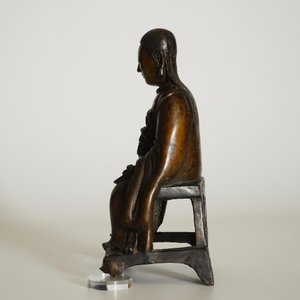 Un modèle de Zhenwu assis en bronze, Ming — photo 10