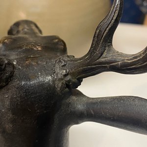 Un modèle d'un cerf en bronze, Pays-Bas, 16ème — photo 12
