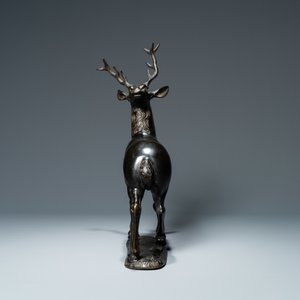 Un modèle d'un cerf en bronze, Pays-Bas, 16ème — photo 4