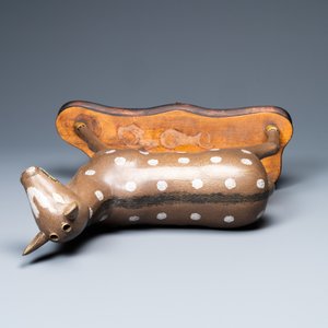 Un modèle d'un cerf en émaux cloisonnés, Chine, 19/20ème — photo 7