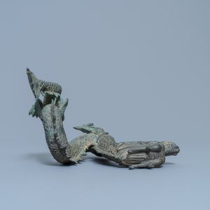 Un modèle d'un dragon en bronze, Chine, 19/20ème — photo 5