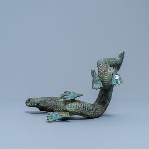 Un modèle d'un dragon en bronze, Chine, 19/20ème — photo 6