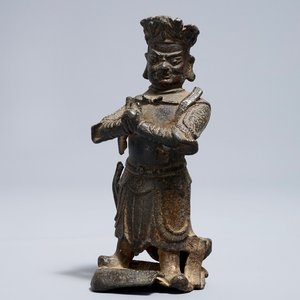 Un modèle d'un gardien en bronze, Chine, Ming — photo 1