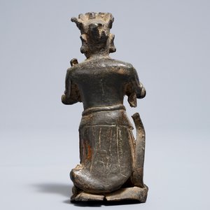 Un modèle d'un gardien en bronze, Chine, Ming — photo 4