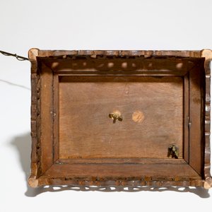 Un modèle d'un pêcheur en bronze sur socle en bois, Meiji, signé — photo 7