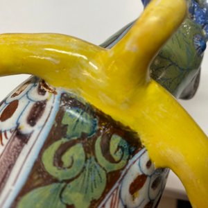 Un modèle d'un perroquet en faïence polychrome de Delft, 18ème — photo 13