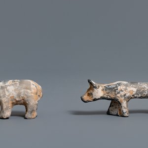Un modèle d'une ferme accompagné de cinq animaux, Han — photo 10