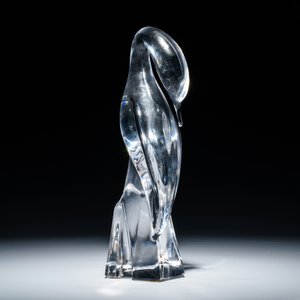 Un modèle d'une grue en cristal, Daum, Nancy, 20ème — photo 4