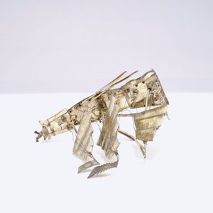Un modèle d'une jonque et d'une procession au dragon en argent chinois, 19/20ème — photo 6