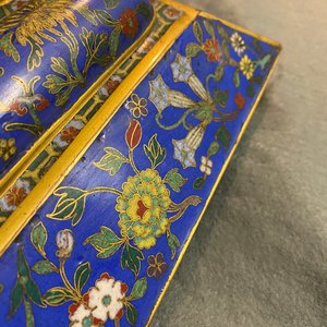 Un nécessaire de bureau en émaux cloisonnés, Chine, 19ème — photo 22