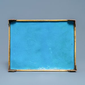 Un nécessaire de bureau en émaux cloisonnés, Chine, 19ème — photo 7