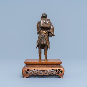 Un okimono de style Miyao en bronze, Japon, Meiji, 19ème — photo 4