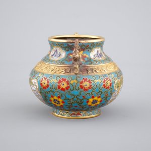 Un petit brûle-parfum en cloisonné de Chine, 19/20ème — photo 4