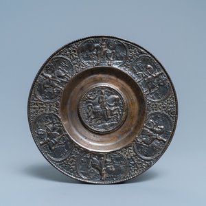 Un plat commémoratif pour l'Empereur du Saint-Empire Ferdinand III, Allemagne, Nuremberg, 17ème — photo 1