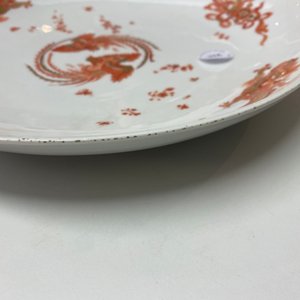Un plat de style Kakiemon du service royale 'aux dragons rouges', porcelaine de Meissen, marque K.H.C., 18ème — photo 4