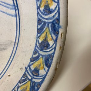 Un plat en majolique hollandais au portrait du Prince Guillaume II d'Orange, milieu du 17ème — photo 5