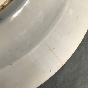 Un plat en porcelaine de Chine famille verte à décor de papillons et fleurs, Kangxi — photo 6