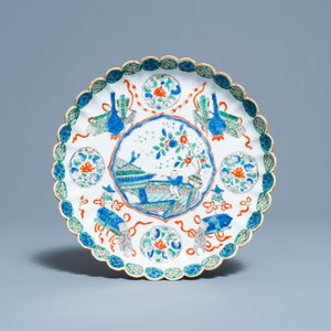 Un plat en porcelaine de Chine famille verte, Kangxi — photo 1