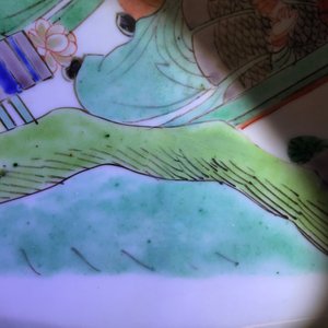 Un plat en porcelaine de Chine famille verte, Kangxi — photo 6