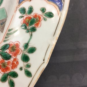 Un plat en porcelaine de Chine famille verte, Kangxi — photo 5