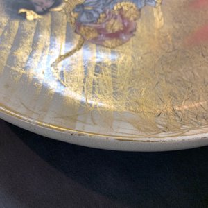 Un plat en porcelaine Satsuma de Japon à décor d'un guerrier, Meiji, 19ème — photo 5