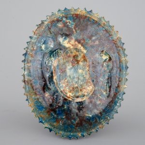 Un plat ovale d'après Palissy, "Le baptême de Christ", 17ème — photo 3