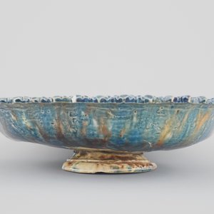 Un plat ovale d'après Palissy, "Le baptême de Christ", 17ème — photo 7