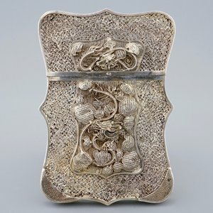 Un porte-cartes en filigrane d'argent, Chine, 19ème — photo 2