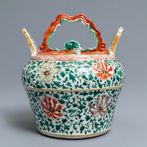 Un pot à chaux en porcelaine de Chine famille verte pour le Vietnam, Kangxi — photo 4