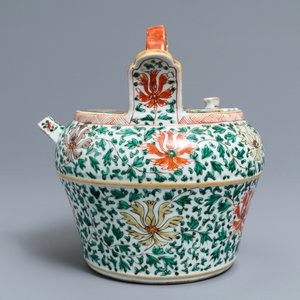 Un pot à chaux en porcelaine de Chine famille verte pour le Vietnam, Kangxi — photo 5