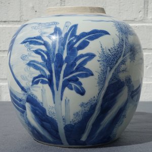 Un pot à gingembre en porcelaine de Chine bleu et blanc aux garçons jouants, Kangxi — photo 9