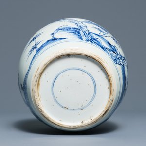 Un pot à gingembre en porcelaine de Chine bleu et blanc, Kangxi — photo 7