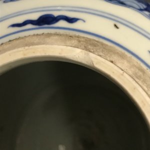 Un pot à gingembre en porcelaine de Chine bleu et blanc, Kangxi — photo 8