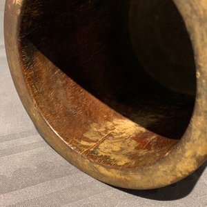 Un pot à pinceaux en bois huanguali, Chine, 18/19ème — photo 11